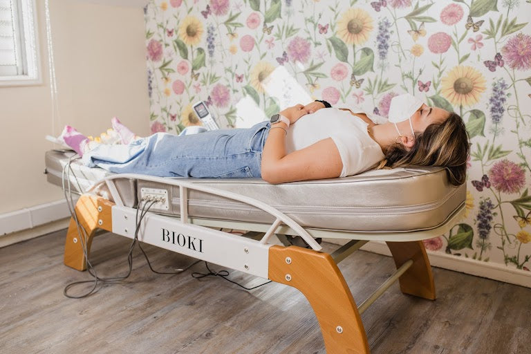 Drenaje Linfático Manual con Presoterapia y Cama de Jade