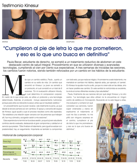 Testimonio Revista Kinesur